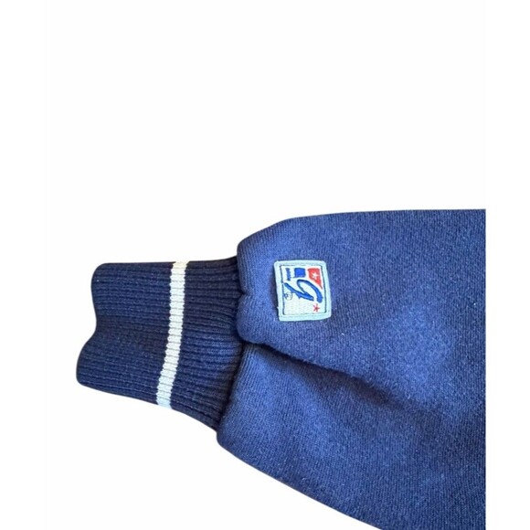 Vintage 90s PSU Penn State University Sports Crewneck Turtleneck Sweatshirt L - Picture 6 of 11